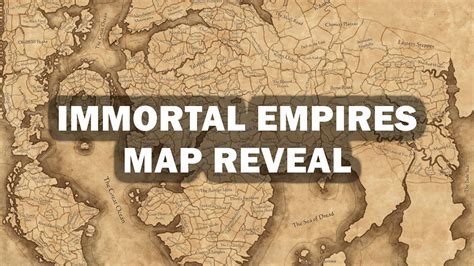 Immortal Empires Map Reveal Total War Warhammer 3 Youtube