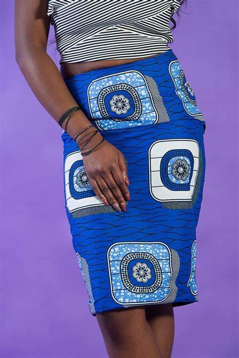 African Clothing African Pencil Skirt African Print By Laviye