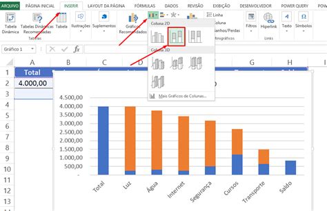 Como criar um Gráfico em cascata no Excel Apaixone se Ninja do Excel