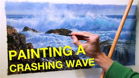 How To Paint A Seascape In Oils Crashing Waves And Water Youtube