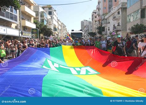 Gay Pride Parade In Tel Aviv Editorial Stock Image Image Of Celebration City 9775099