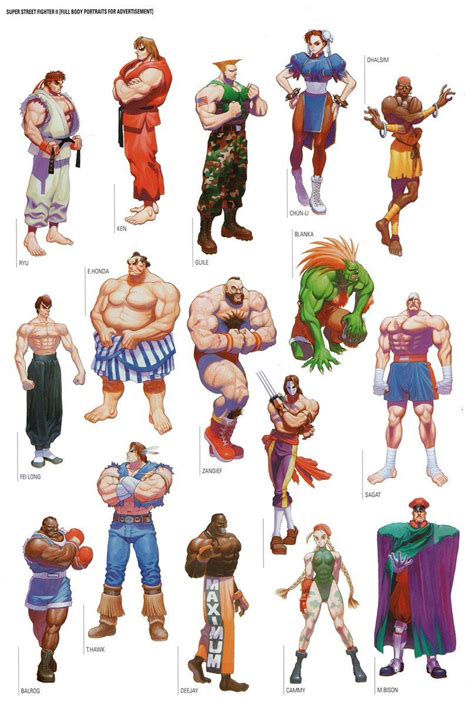 Street Fighter Characters Virtisland