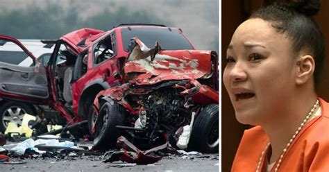 Woman Who Killed Six People In Dui Wrong Way Crash Breaks Down As She Is Sentenced To 30 Years