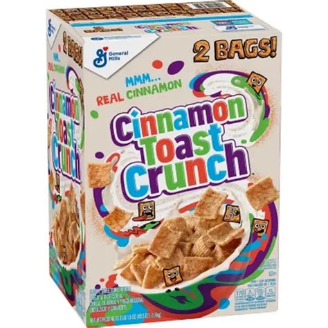 Cinnamon Toast Crunch Cereal 495 Oz 2 Pk Exp Oct 2023 Free