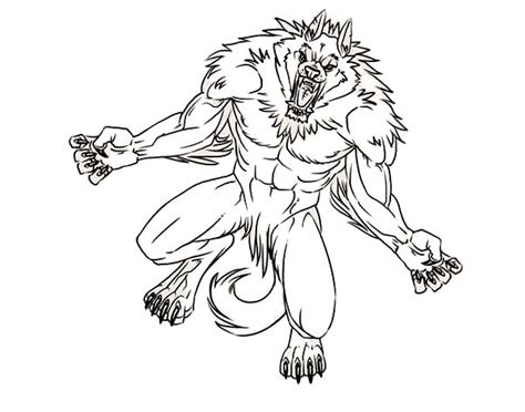 Scary Wolf Coloring Pages At Getcolorings Free Printable