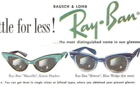 1950s vintage ray ban bandl marcelle gradient filled color etsy ray bans ray model