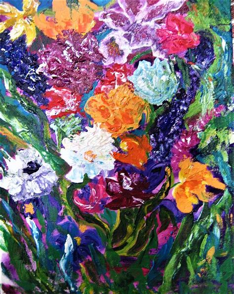 Summer Garden Painting By Adele Steinberg Fine Art America