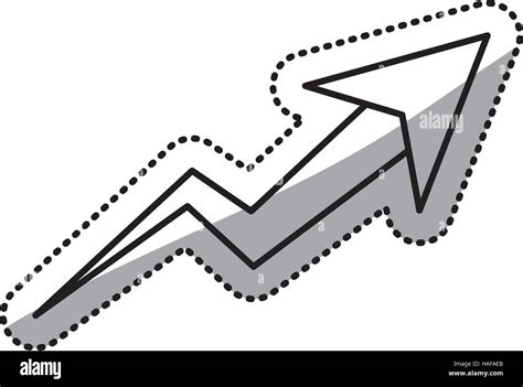 Increase Arrow Icon Direction Web And Infographic Theme Isolated