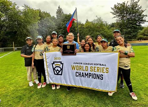 Phs Bago City Captures Junior League Softball World Series Title