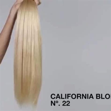 California Blonde Shade Of Cashmere Hair Clip In Extensions Cashmerehairextensions