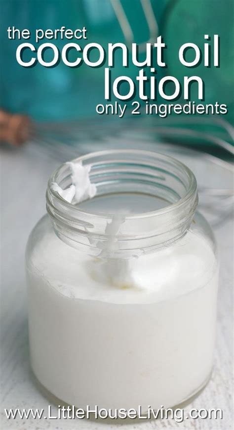 Coconut Oil Lotion Recipe Only 2 Ingredients So Quick And Simple To