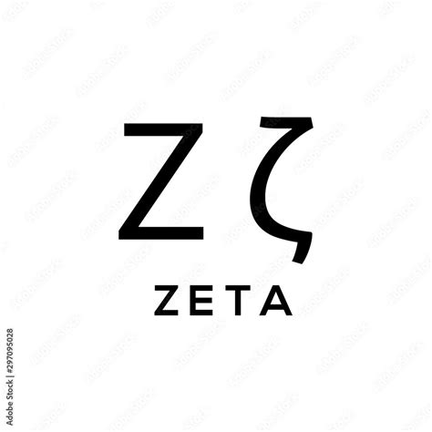 Greek Alphabet Zeta Signage Icon Stock Vector Adobe Stock