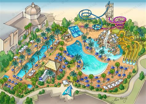 Theme Park Illustrated Map Project Theme Park Map Sexiz Pix