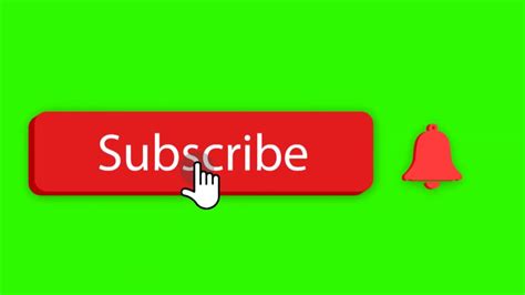 Animated Green Screen Subscribe Button Download Youtube
