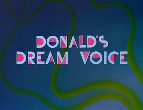 Donalds Dream Voice Donald Duck Wiki Fandom