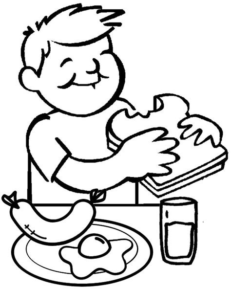 8 Best Breakfast Coloring Pages Kids Love Coloring Pages