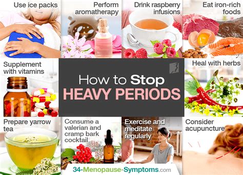 How To Stop Heavy Periods 10 Natural Remedies Menopause Now