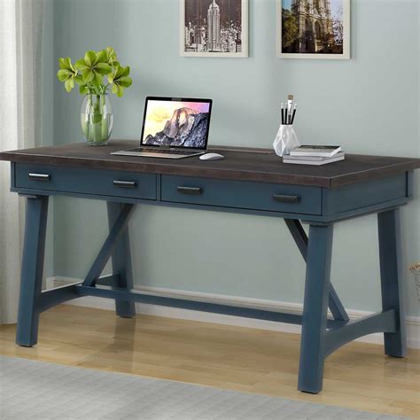 Americana Modern 60 Blue Writing Desk Ame360d Den