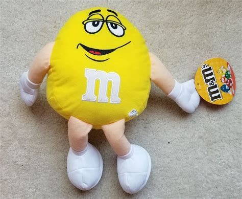 2016 Licensed Yellow Mandms Stuffed Plush Character Toy 13in Ebay