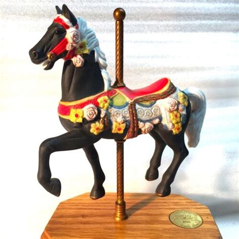 Westland Carousel Collection 1 Horse Music Box Vintage Limited 8006