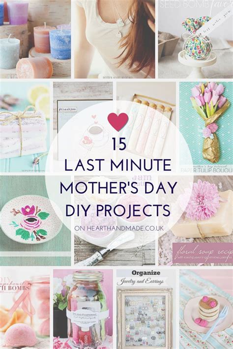 Last Minute Mother S Day Diy Projects Mother S Day Diy Easy Diy Mother S Day Gifts Diy