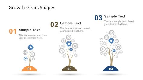 Gear Shapes Growth Metaphor Slide Powerpoint Slide Designs Powerpoint