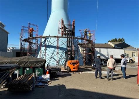 Longport Provides Update On Status Of Water Tower Renovations Downbeach