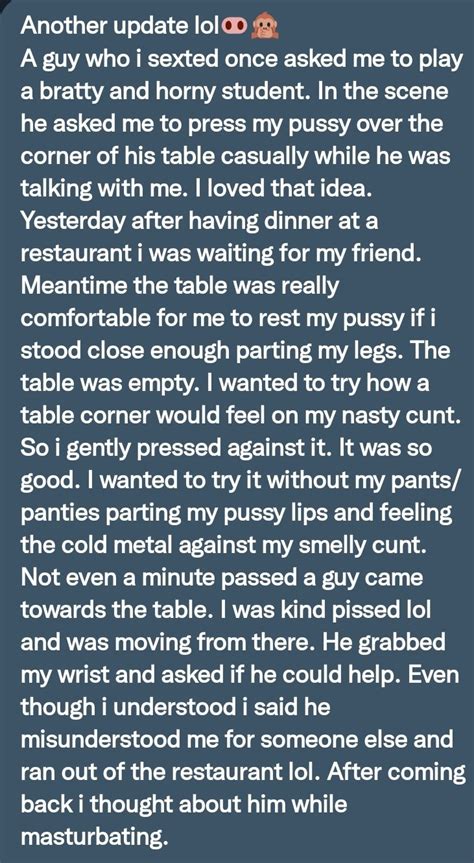 Pervconfession On Twitter She Rubbed Her Pussy On A Table Jkmoewx0k9 Twitter