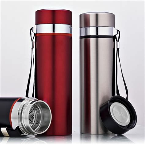 304 stainless steel vacuum bottle with rope filter mug insulated tumbler travel cup garrafa