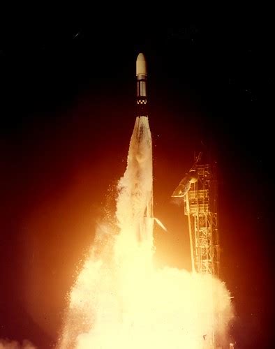 Lift Off Of Atlas Agena D With Mariner E 6 14 1967 Pad 12 Flickr