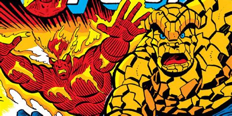 The Human Torch And Thing Were Too Scary For Fantastic Four Covers