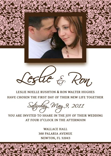 Unique Ideas For Wedding Invitation Templates Ideas With Graceful