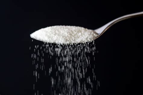 Sugar Pouring From A Spoon Stock Photo Image Of Natural 125906804