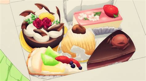 Pin By Myst On Anime Dessert Food Illustrations Dessert Illustration