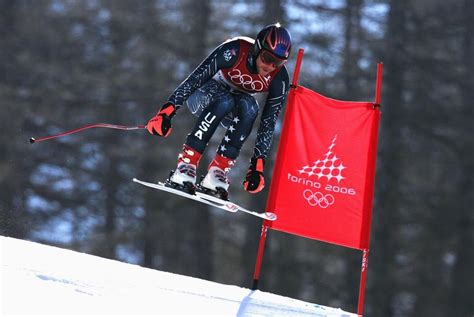 Bode Miller Of The United States Skis In The Mens Downhill Training