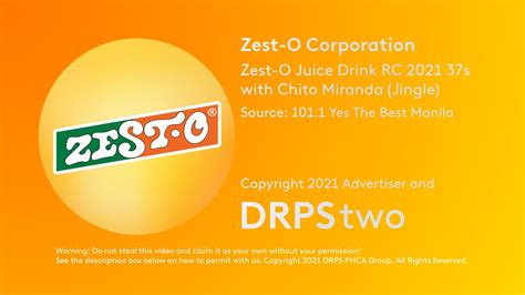 Zest O Juice Drink Radio Commercial 2h 2021 37s With Chito Miranda