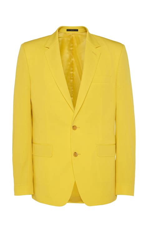 Two Button Suit Blazer Yellow Blazer Clothes