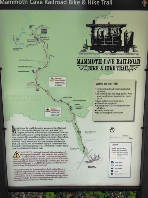 Mammoth Cave Railroad Bike And Hike Trail Historical Marker