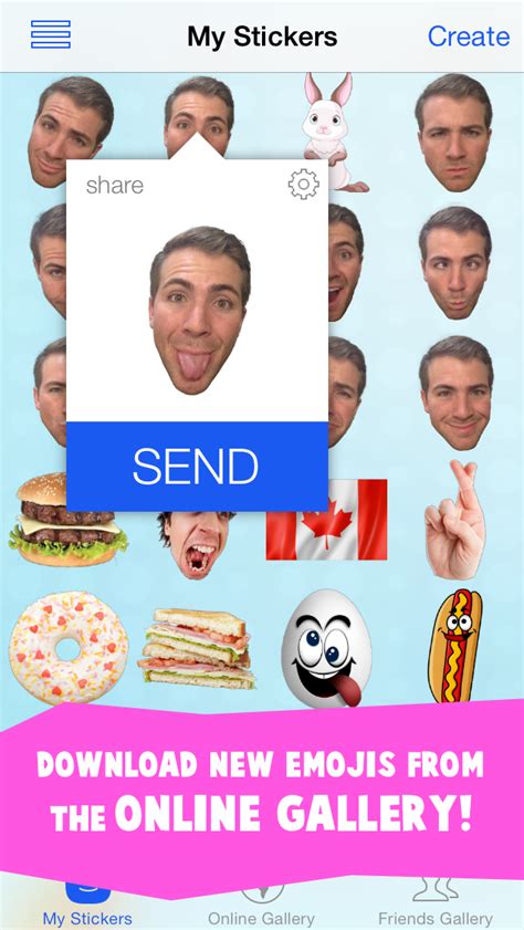 Emoji And Sticker Studio Create Your Own  Emoticons Iphone App