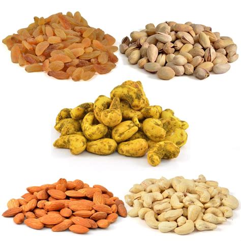 5 Assorted Dry Fruits 500 Gms Dry Fruits Hampers