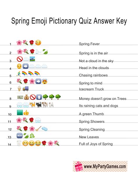 Free Printable Spring Trivia Questions And Answers Printable