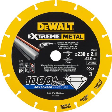 Dewalt Extreme Metal Cutting Disc 230 X 21 X 2223mm Toolstation