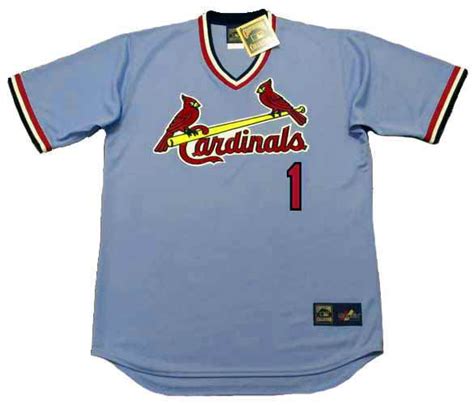 Ozzie Smith St Louis Cardinals 1982 Away Majestic Throwback Baseball