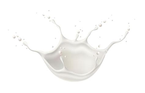 Premium Vector Realistic Milk Explosion Splashing Milk For Dairy Products