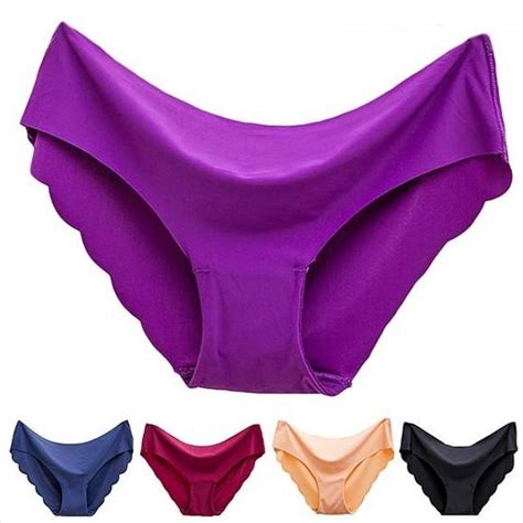 Buy Womens Invisible Underwear Cotton Spandex Gas Knickers Seamless Comfortable Sexy Underpants