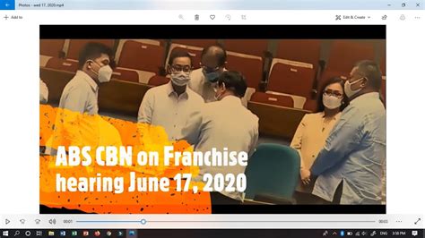 The process starts in the legislative branch, where a house representative must file a bill for the franchise renewal. House hearing on ABS-CBN franchise renewal June 17, 2020 ...