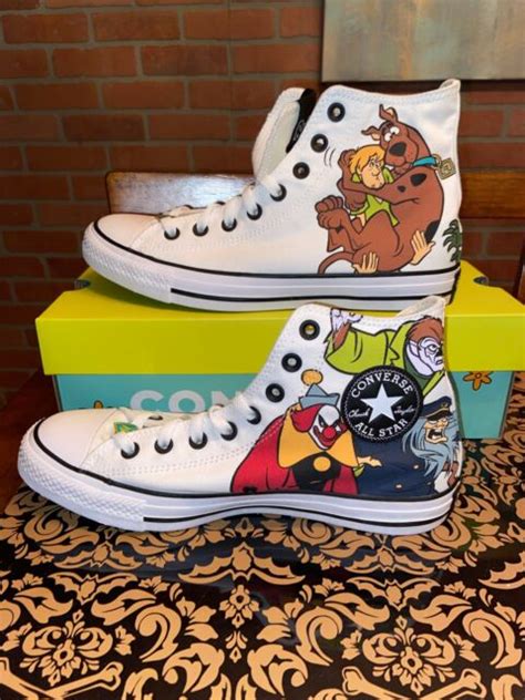 New Converse Scooby Doo Villains Limited Edition Mens Size 8 Womens