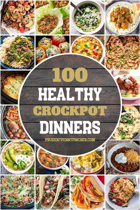 100 Healthy Crockpot Recipes Prudent Penny Pincher