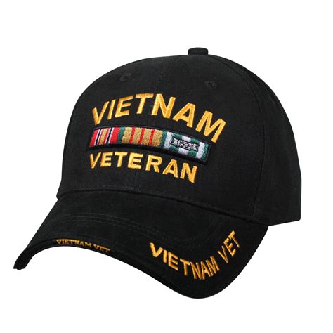 Rothco Deluxe Low Profile Vietnam Veteran Insignia Cap Thunderhead