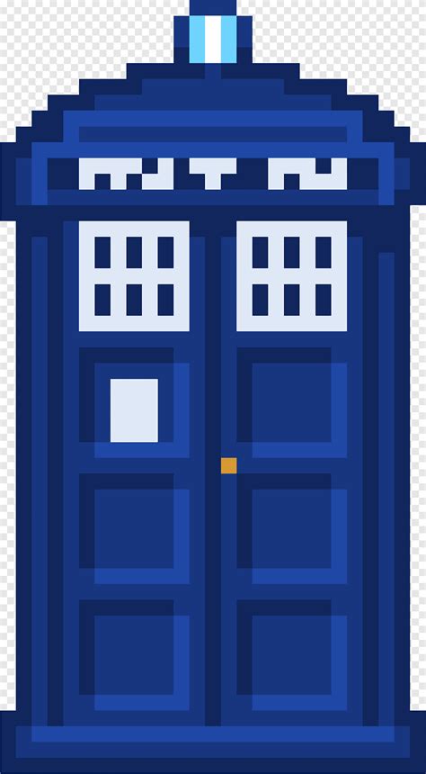 Pixel Doctor Who Tardis Png Pngegg